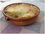 Baked Rice Pudding With Peaches
