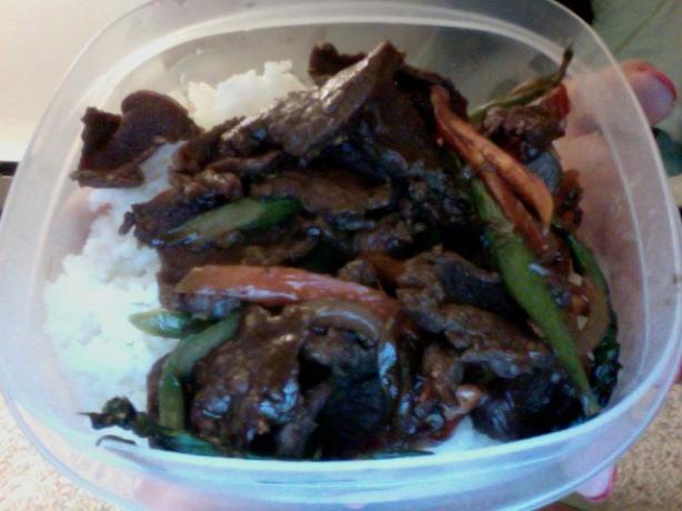 Asian Fire Beef. Photo by honeycrisp