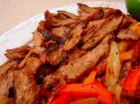 Ann's Yellow Rose Steak Fajitas