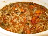 Hearty Beef and Barley Stew. Photo by KGCOOK