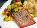 Baked Salmon With Mango Salsa