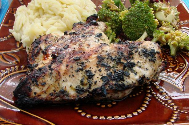 Grilled Chicken With Cilantro Marinade. Photo by Boomette