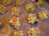 Peanut Butter Popcorn Balls