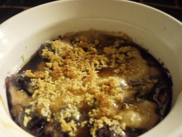 Andy Husbands Hot Blackberries and Cream. Photo by breezermom