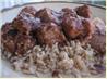 Chili Cranberry Pork over Rice