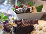 Grilled Lamb Chops With Red Wine, Garlic and Honey Glaze