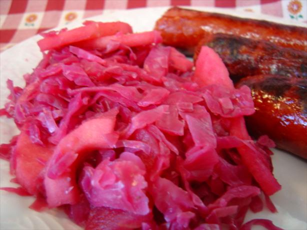 Red Cabbage with Apple. Photo by Sue Lau