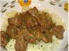 Beef Tips and Rice