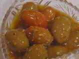 Marinated Green Olives - Chakistes Kibrisli Style