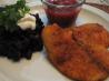 Cornmeal-Crusted Tilapia With Black Beans and Salsa