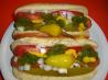 Chicago-Style Hot Dogs. Recipe by Sue Lau