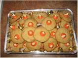 Candy Corn Kiss Cookies