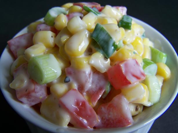 Dot's Delicious Corn Salad. Photo by Diana #2