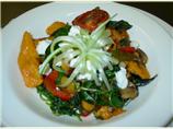 Sweet Potato Gnocchi With Goats Cheese and Wilted Salad