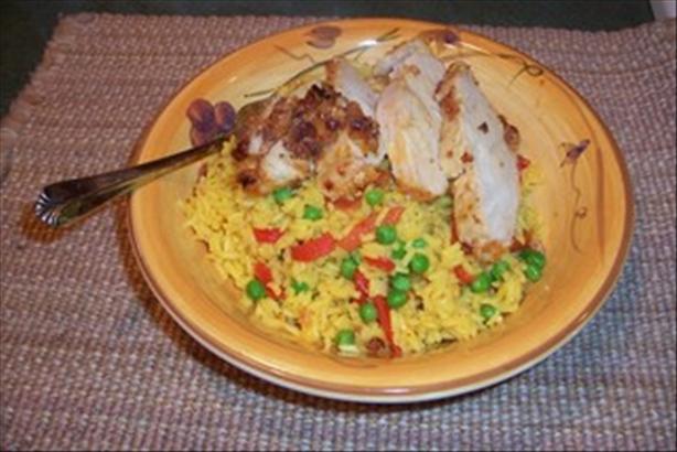 Cuban Chicken With Yellow Rice. Photo by Chef Petunia