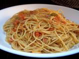 Spaghetti With Tomato Garlic Sauce
