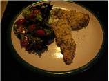 Low-Fat Chicken Strips With Sweet Chilli Yoghurt