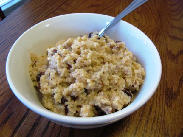 Cherry-Walnut Breakfast Couscous. Photo by loof