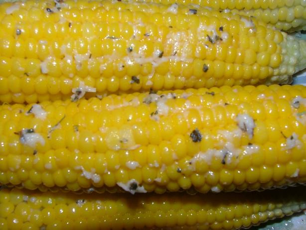 Parmesan Corn On The Cob. Photo by cookin'away