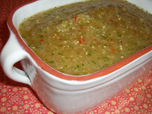 Tomatillo Salsa. Photo by Chef*Lee