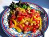 Tomato and Garbanzo Salad. Recipe by BayLeigh Ann