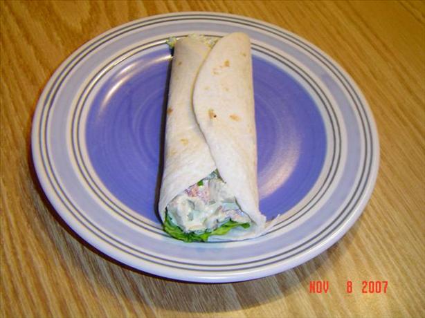 Chicken Avocado Bacon Wrap. Photo by JenniferK2