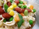 Seasoned Chicken With Beans and Rice