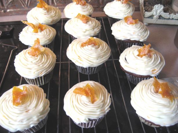 Chocolate Orange Cupcakes With Limoncello Frosting. Photo by mary winecoff