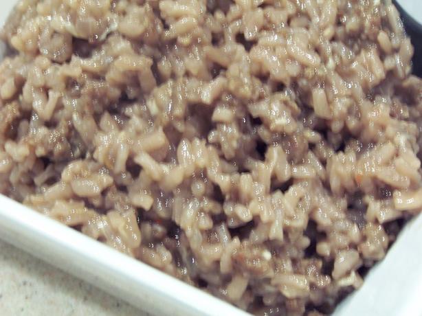 Risotto With Red Wine and Sausages. Photo by Cooks4_6