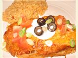 Beef and Bean Enchiladas