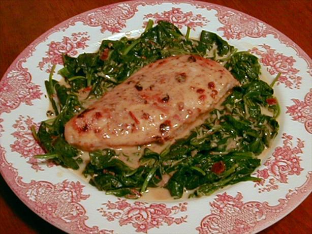 Broiled Chipotle Chicken With Creamy Spinach. Photo by ms_bold