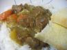 Curry Beef Stew Served over Steamed Rice