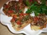 Mushroom & Parmigiano Bruschetta. Recipe by Meredith .F