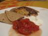 Black Bean and Pineapple Quesadilla. Recipe by Starrynews