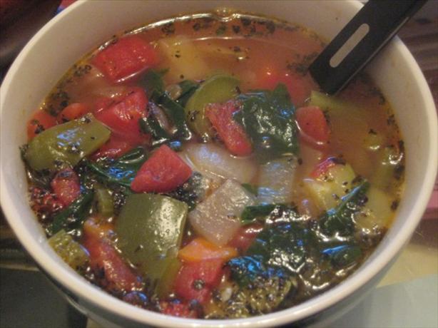 Vegan Minestrone Soup. Photo by tendollarwine