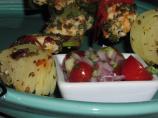 Ww Spicy Shrimp Kebabs With Tomatillo Salsa