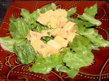 Green Salad With Imitation Crabmeat