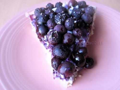 Blueberries Cake-Pudding. Photo by Annacia