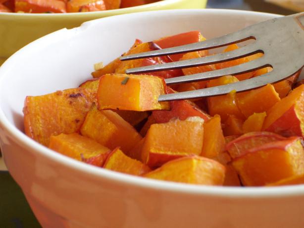 Roasted Butternut Squash With Lime and Rosemary. Photo by Lalaloula