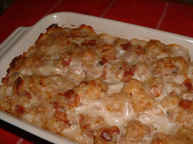 Bacon Tater Tots Bake. Photo by Recipe Reader