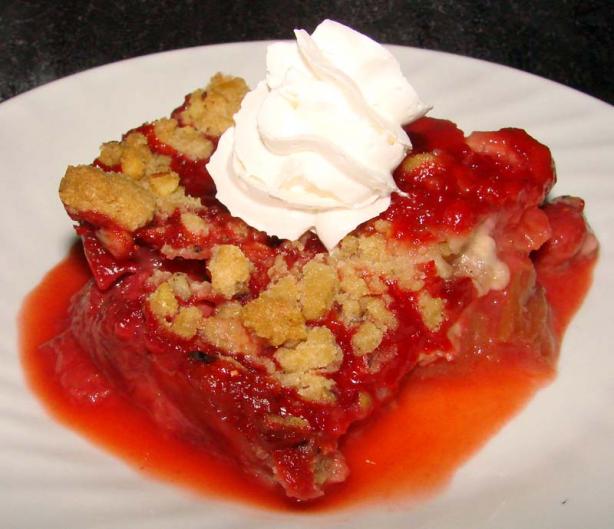 Rhubarb Crisp. Photo by Boomette