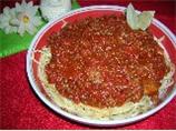Bev's Spaghetti Sauce. Photo by Christmas Carol