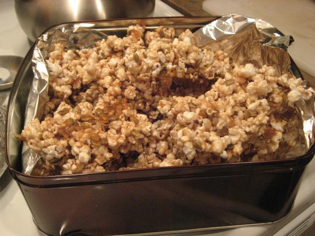 Sweet & Spicy Popcorn Crunch or Balls. Photo by free-free