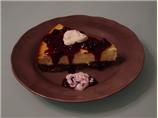 Blueberry Almond Cheesecake