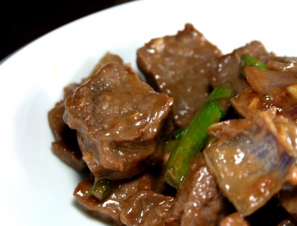 Beef & Asparagus. Photo by Chef floWer
