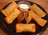 Easy Steak and Cheese Egg Rolls