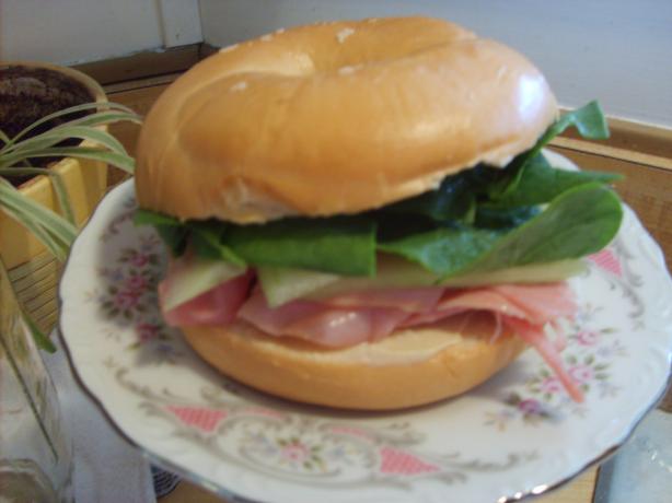 Mediterranean Turkey Bagelwiches. Photo by Chef on the coast