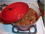 Rachael Ray's Roasted Poblano Steak Chili