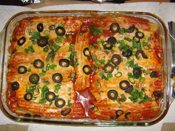 Mexican Manicotti. Photo by Jamilahs_Kitchen