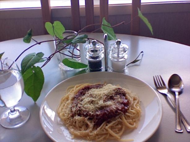 The Greatest, Most Flavoursome, Vegetarian Spaghetti!. Photo by lightawake